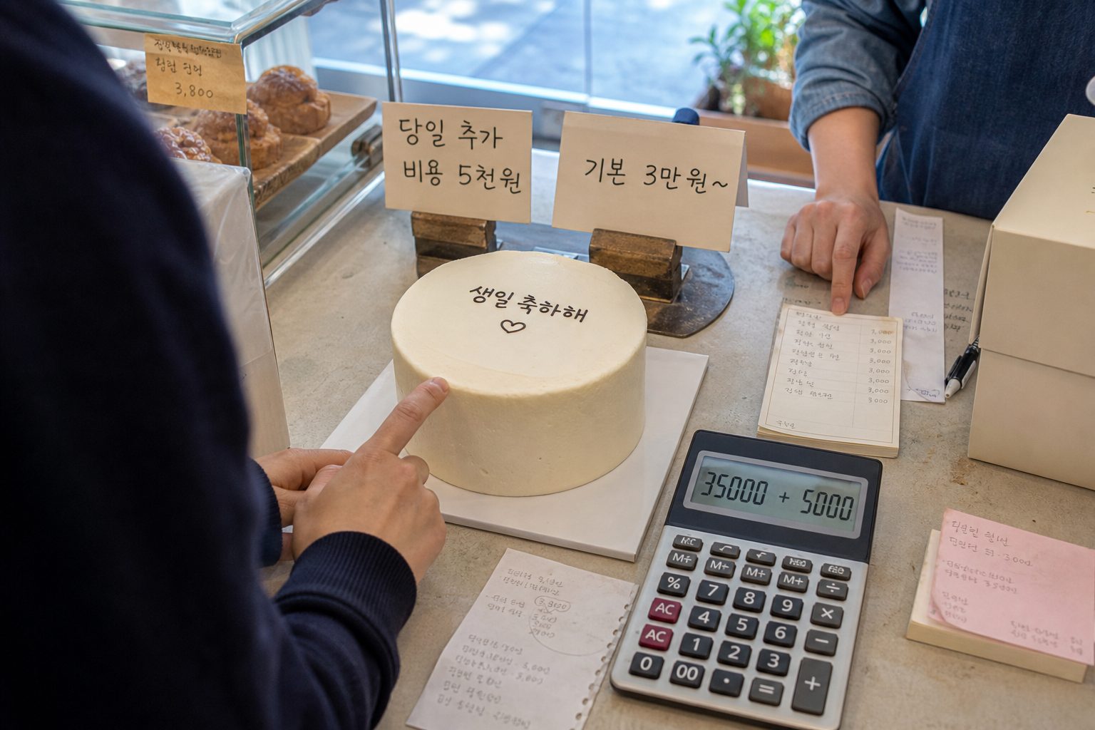 당일 주문 케이크 가능 조건과 주의점